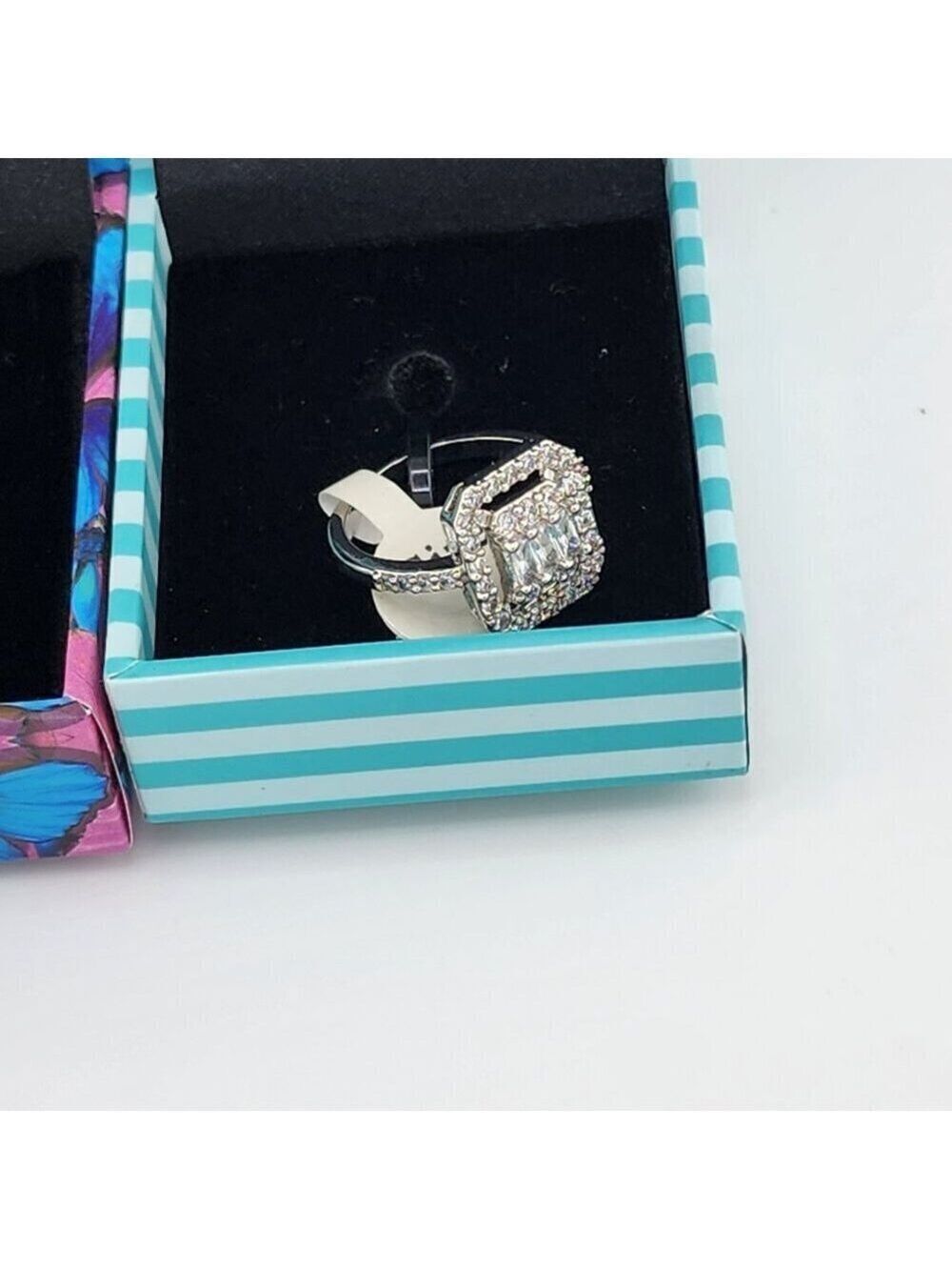 Brand New Gold Plated Gemstones & Cz Stones Ring - Picture 7 of 8